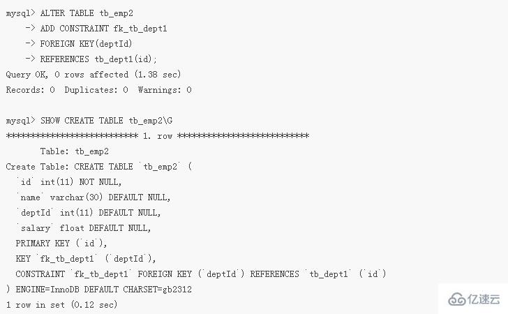 MySQL外键使用详解-mysql外键的使用