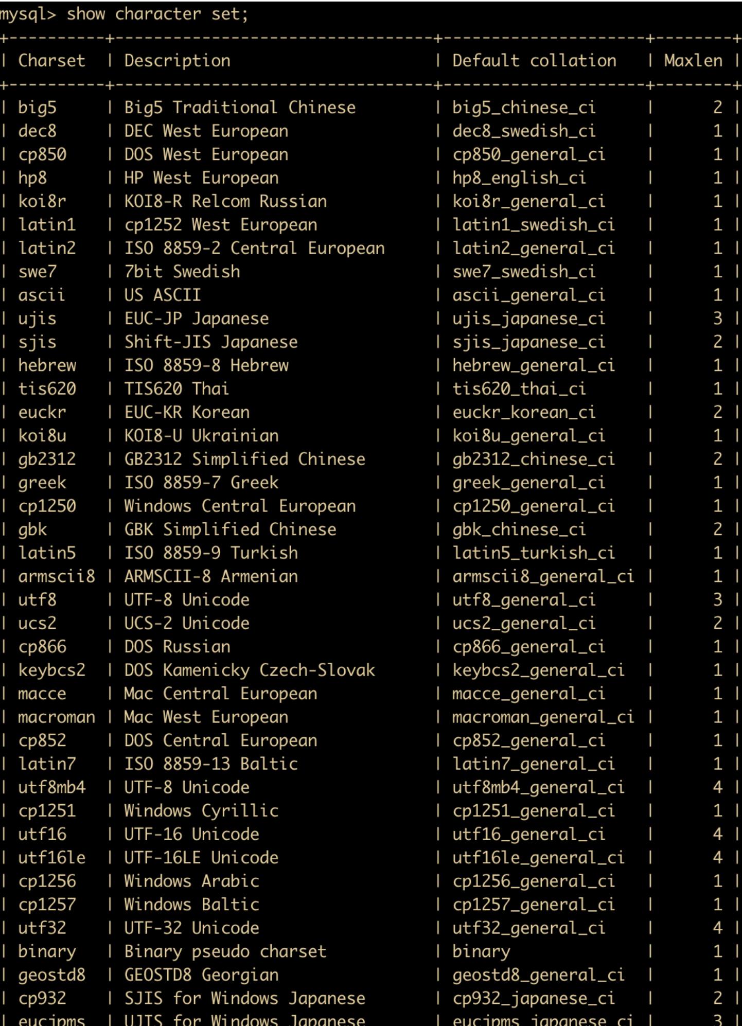 如何修改MySQL字符集-修改mysql字符集和排序规则