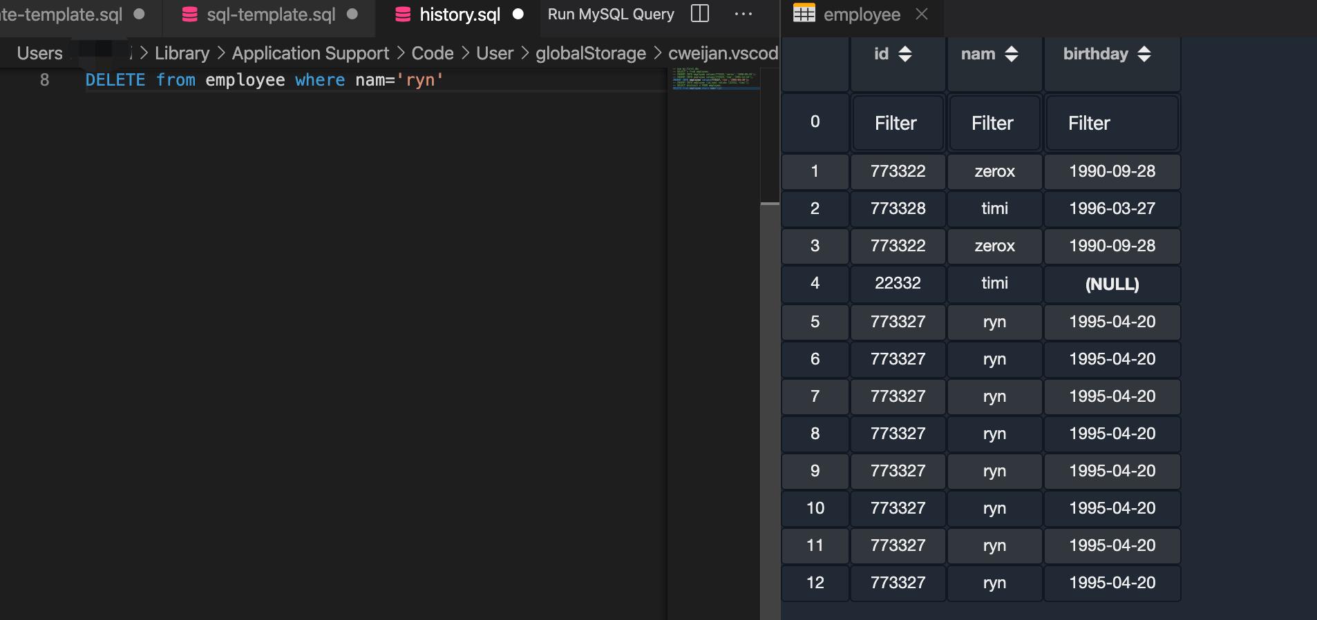 很全面的MySQL处理重复数据代码-很全面的mysql处理重复数据代码