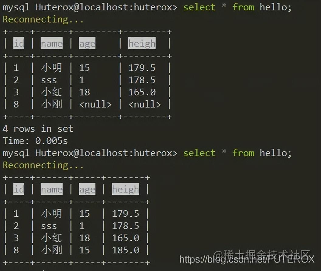 MySQL和Python交互的示例-