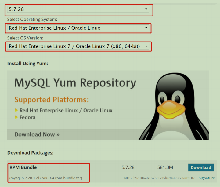 Linux下MySQL5.7.18 yum方式从卸载到安装过程图解-